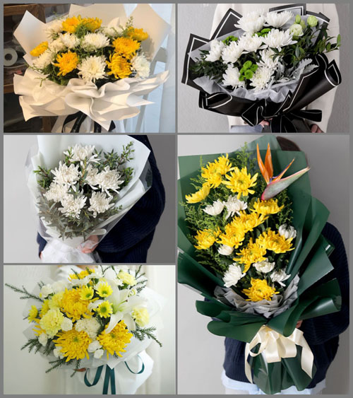 广东江门市台山市斗山镇大湾村白事花束代送